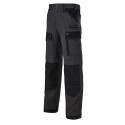 Pantalon de Travail LAFONT 1ATTUP - Gris Charbon contrasté Noir