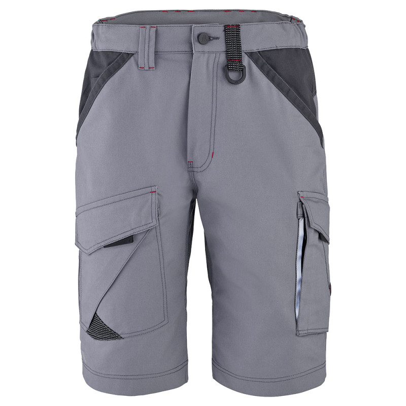 Bermuda de travail Lafont CRUSHER - 1ATB3 Work Attitude 3 2 / 44-46 Gris Acier contrasté Gris Charbon