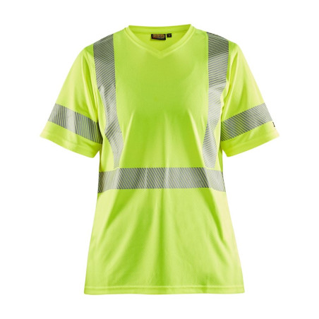T-shirt haute visibilité jaune pour femme 3336 Blaklader