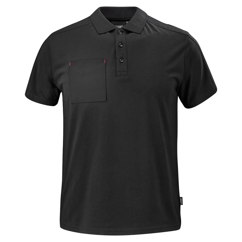 Polo de travail manches courtes Lafont HONE - D190ATT2 Work Attitude 3 2 / Taille M Noir
