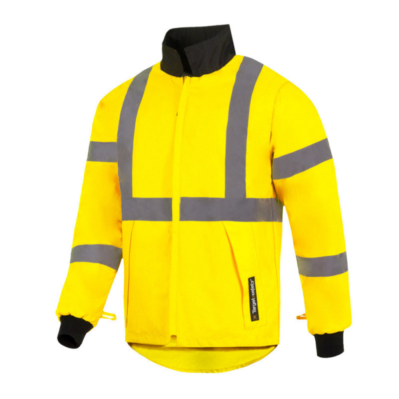 Gilet de froid haute visibilité avec manches amovibles - ROCKET Target2Safety by T2S M Jaune / Noir