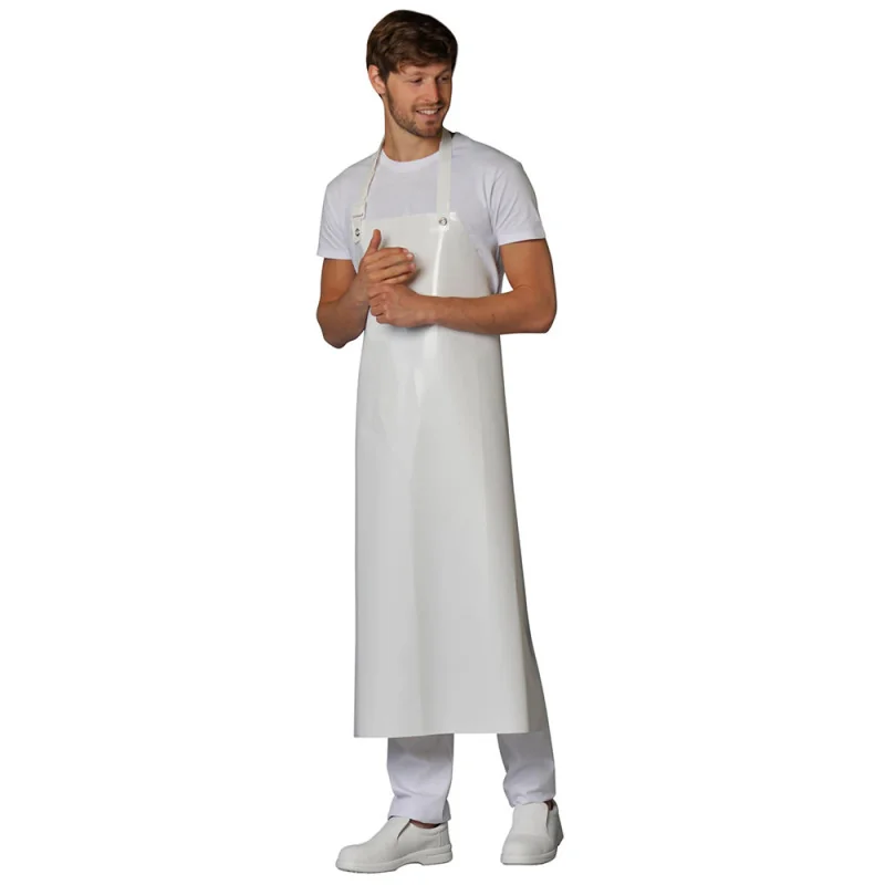 Tablier agroalimentaire en polyuréthane - TABPU000 SNV Blanc Taille Unique