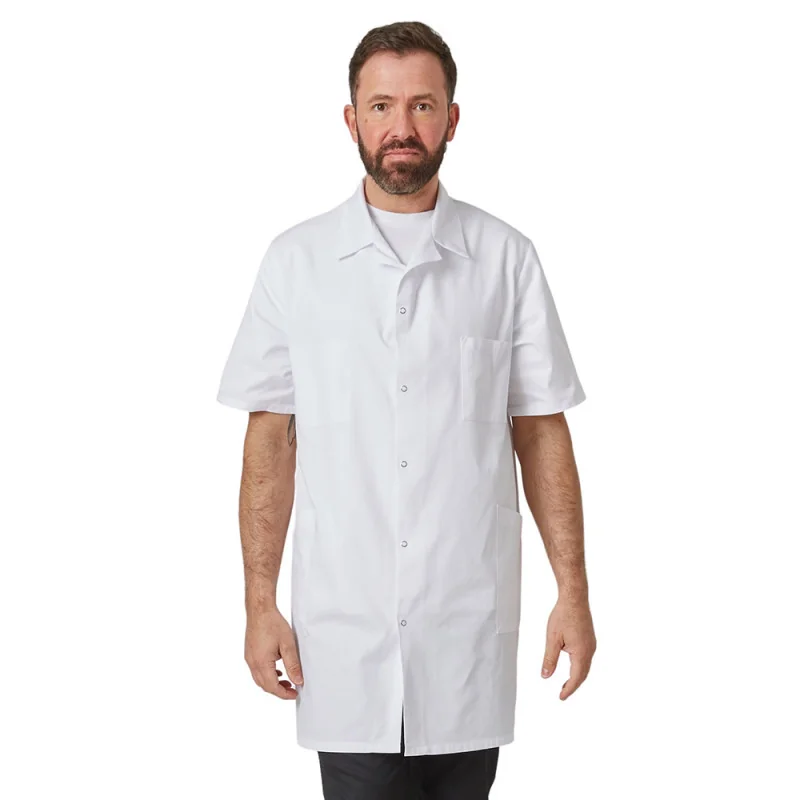 Blouse blanche de travail manches courtes - PBV 12BMC110 Blanc T8 / Taille 6XL