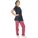 Pantalon pour milieu médical ou pour esthéticienne Femme LAFONT 1JUL78TEC Blanc
