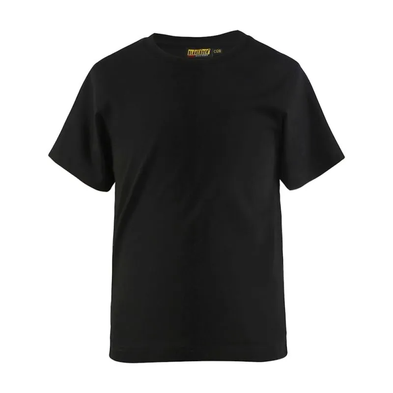 T-shirt de travail enfant à manches courtes - 88021030 BLAKLADER Noir 104 (4 ans)