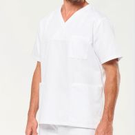 Tunique médicale manches courtes WK507 Blanc