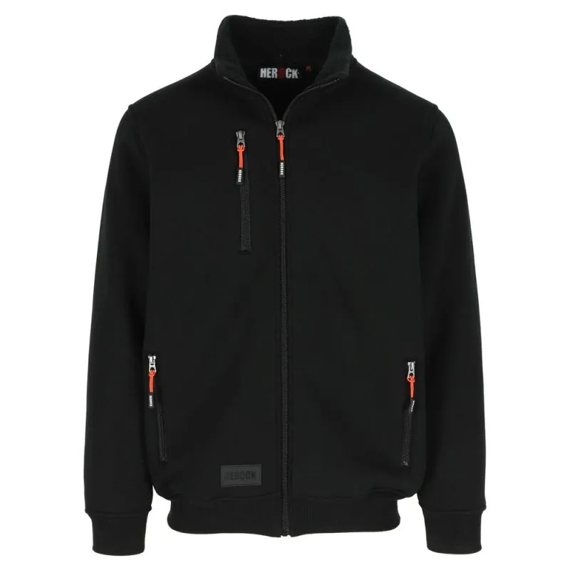 Sweat de travail hiver col montant Herock OTAR - 23MSW2301 Noir 3XL