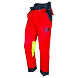 Pantalon anti coupure rouge classe 1A SOLIDUR AUPARE