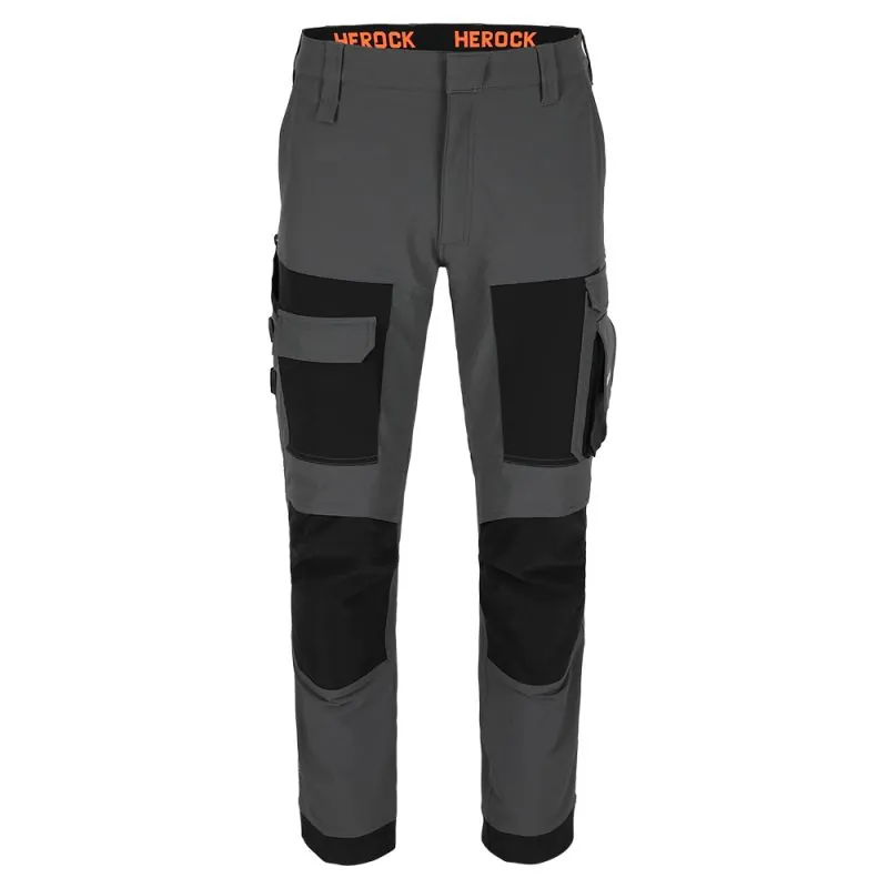 Pantalon de travail slim stretch FARO HEROCK - 23MTR2302 52 Gris charbon / Noir