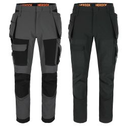 Pantalon de travail slim stretch avec poches flottantes SPARO HEROCK