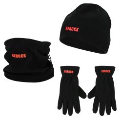 Pack bonnet + écharpe + gants en polaire HEROCK