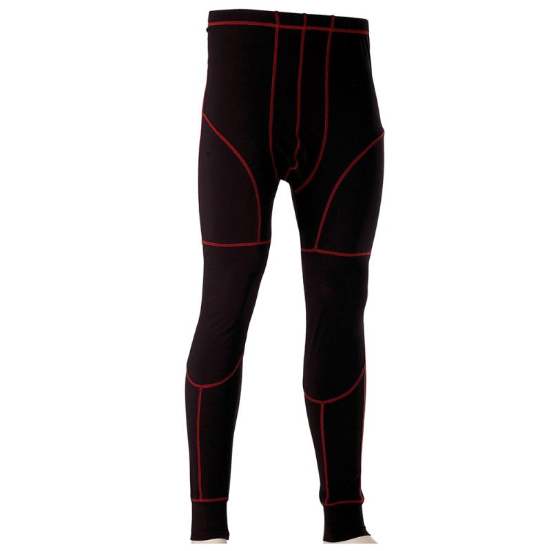 Caleçon thermique long stretch en Tencel Modal - SABA SINGER Noir S/M