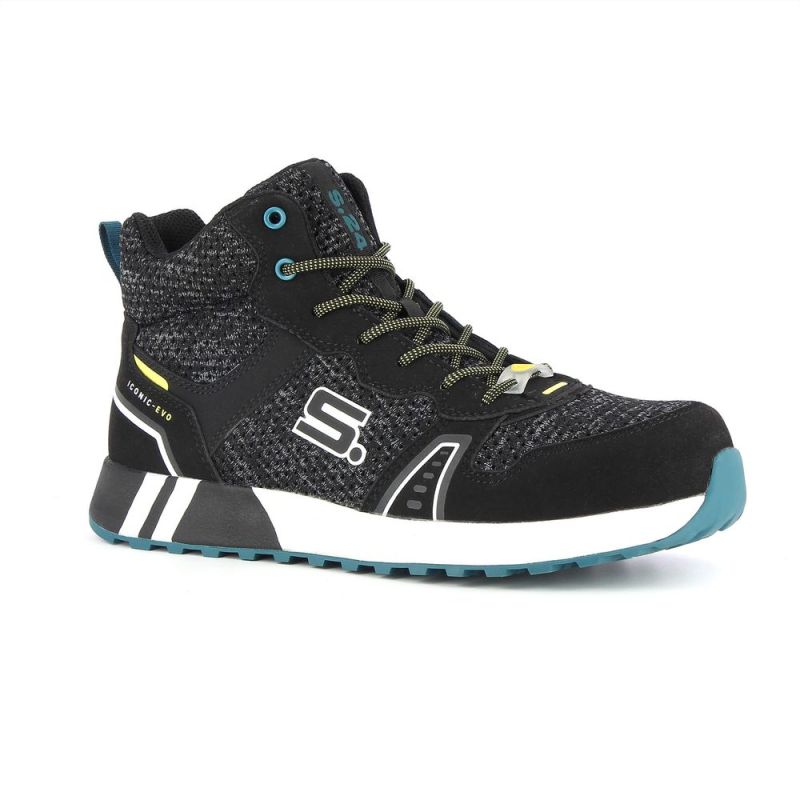Basket de sécurité montante mixte noire S1PS - DROP S24 35 Noir / Gris