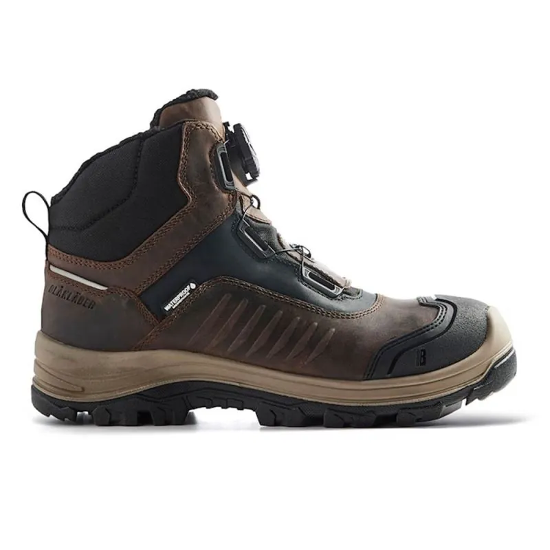 Chaussures de sécurité hiver mi-hautes avec système Freelock - BLAKLADER STORM 2492 47 Marron