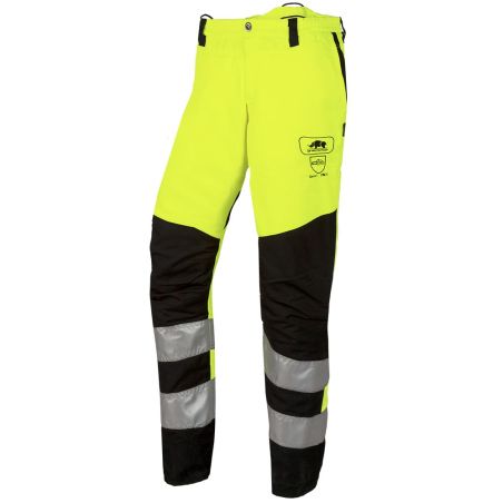 Pantalon anti-coupure à haute visibilité PERTHUS FLASH jaune SIP PROTECTION