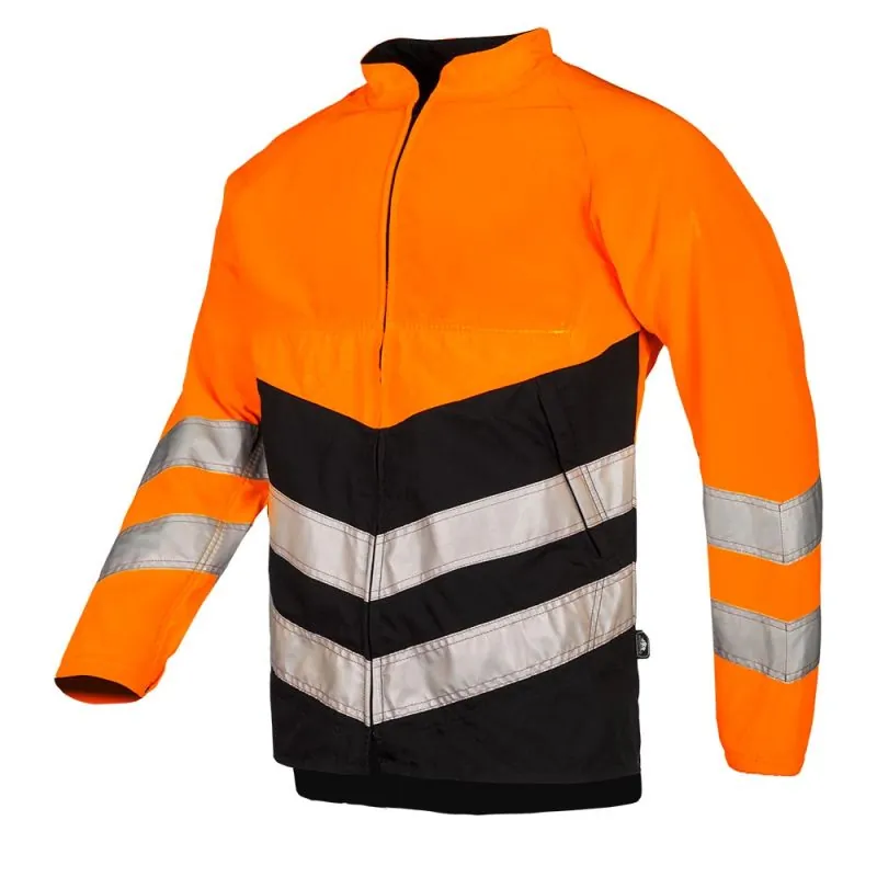 Veste anti-coupures haute visibilité PORTET FLASH SIP - 1RI1 XL Orange hivi / Noir