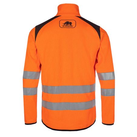 Pull polaire TUNDRA FLASH SIP PROTECTION orange fluo
