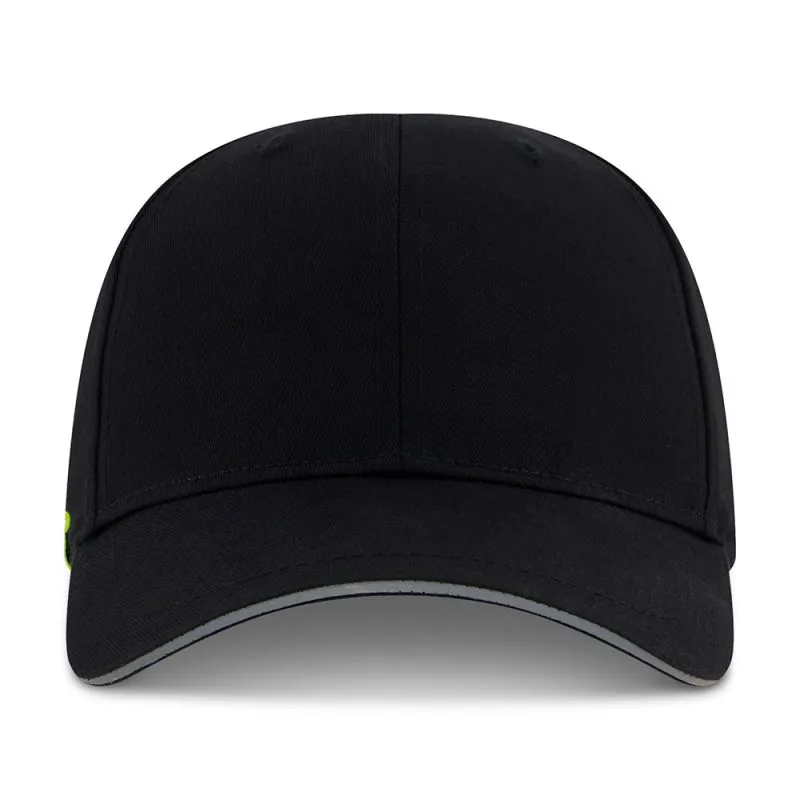 Casquette de travail avec liseré réfléchissant - XILO DASSY Noir Taille Unique