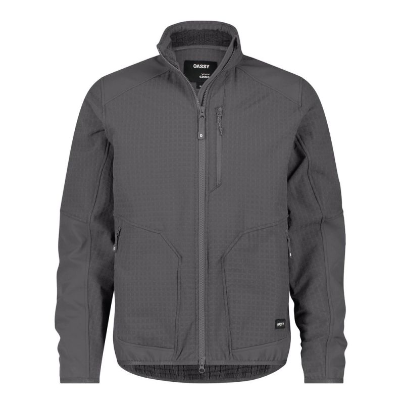 Veste de travail stretch en polyester recyclé - SINTRA DASSY Vivid L Gris Anthracite