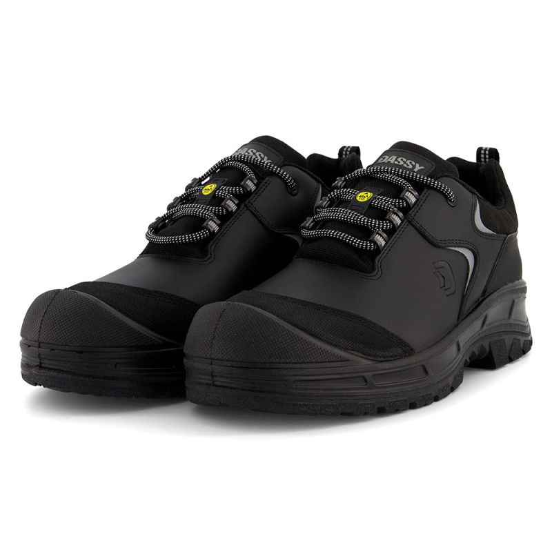 Chaussures de sécurité basses noires S3S FO SC SR ESD - ANUBIS DASSY 38 Noir