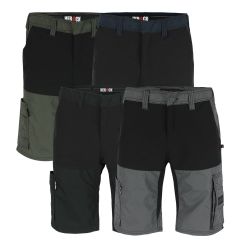 Short De Travail TERRAX Workwear – Taille 52, Anthracite/pétrole, 90% Polyamide, élastique