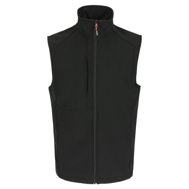 Gilet de travail softshell HEROCK MALUS - 21MBW2001 Noir M
