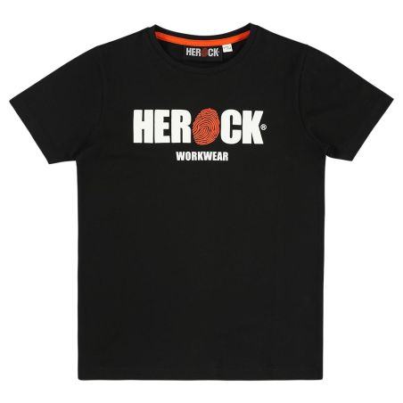 T-shirt de travail enfant noir KIDS ENI HEROCK