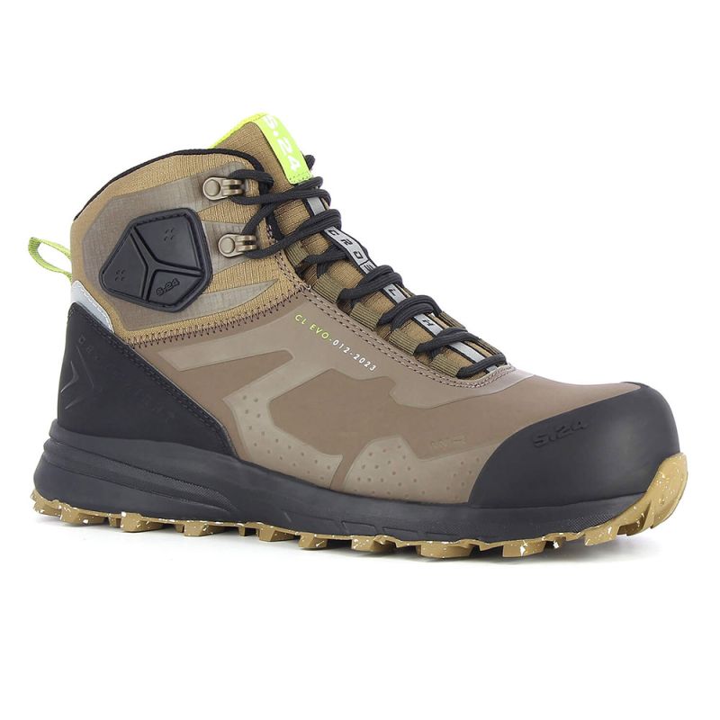 Chaussures de sécurité montantes style trek S7L TERRA S24 47 Marron / Noir