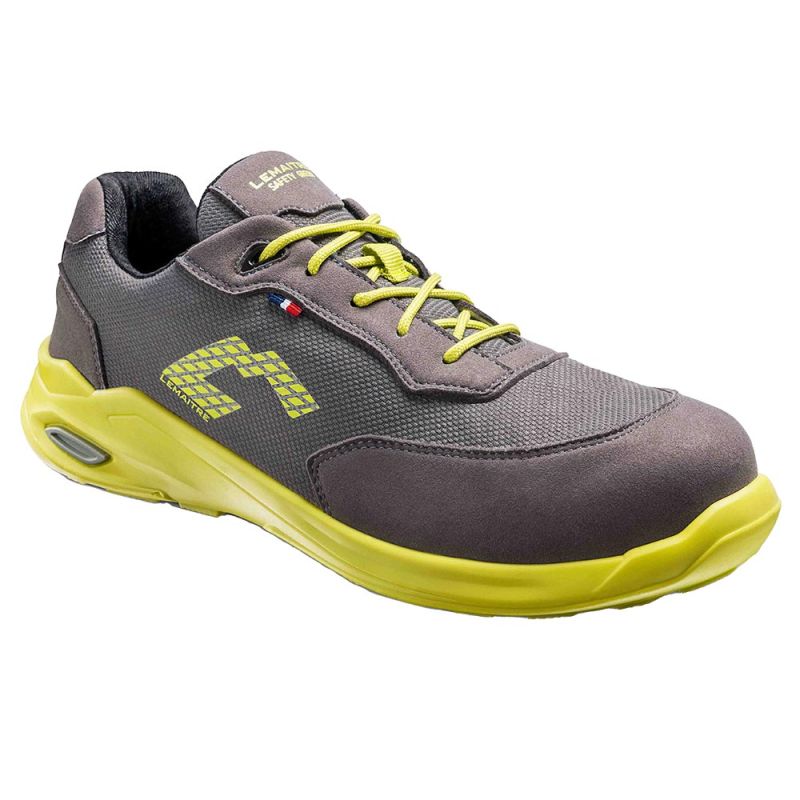 Basket de sécurité légère éco-responsable S3S - EDEN Lemaitre Safety Green 43 Gris