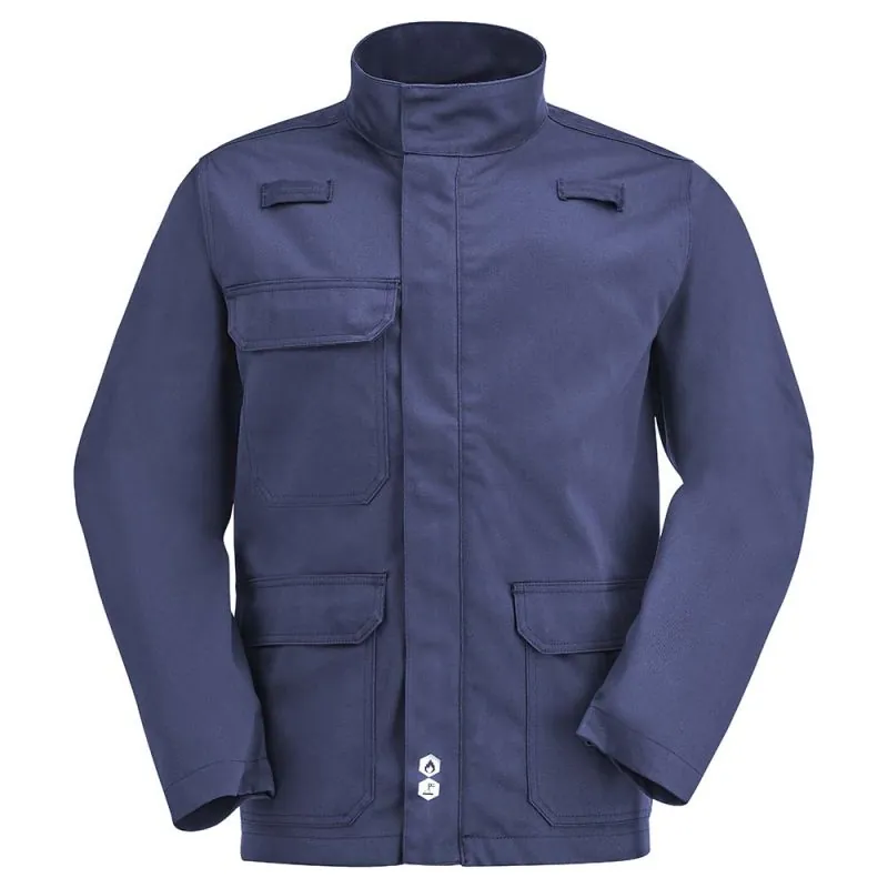 Veste ignifugée 100% coton avec mercerie amagnétique Access Cepovett - 9D13 3 / Taille L Bleu Marine
