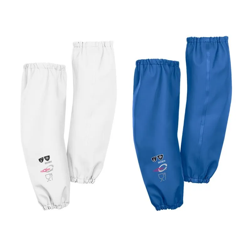 Manchettes agroalimentaire 100% polyamide avec enduction PU - CORK SIOEN 8161A2FK0 Taille Unique Bleu