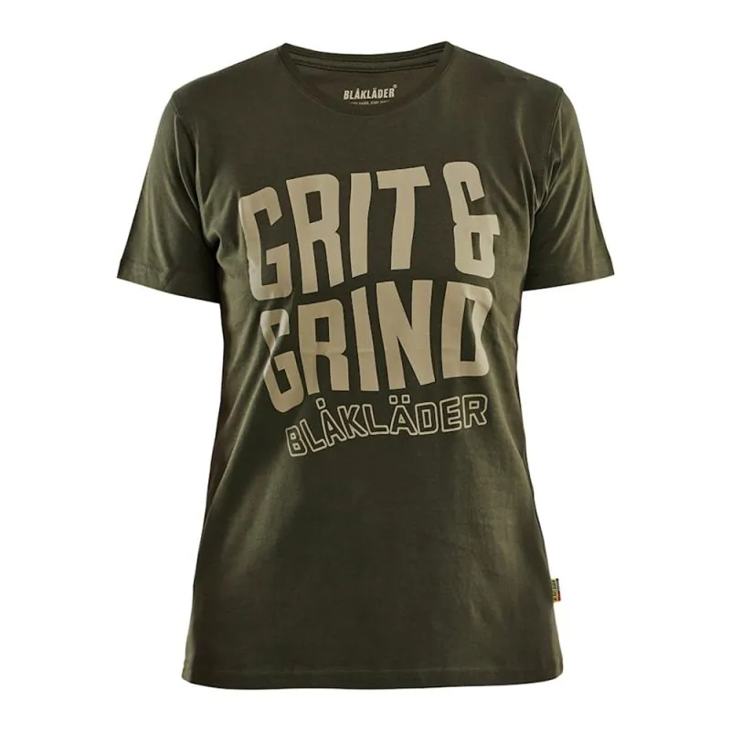 T-shirt de travail femme Grit and Grind - 94091042 BLAKLADER M Vert Forêt