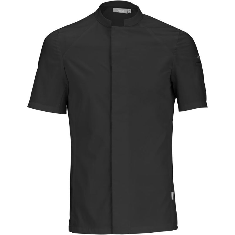 Veste de cuisine homme manches courtes Lafont BASIL 2 - 2BSLMC2 5 / Taille XXL Noir