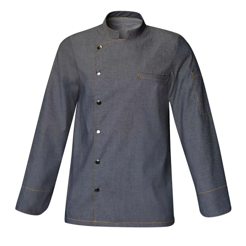 Veste de cuisine en jean manches longues SCOTT SNV 1 / 40-42 Bleu Jean