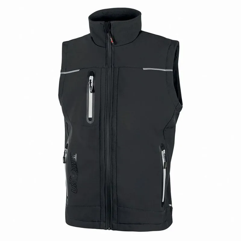 Gilet de travail softshell avec doublure micro-polaire - UNIVERSE U-POWER Future 3XL Asphalt Grey (gris)