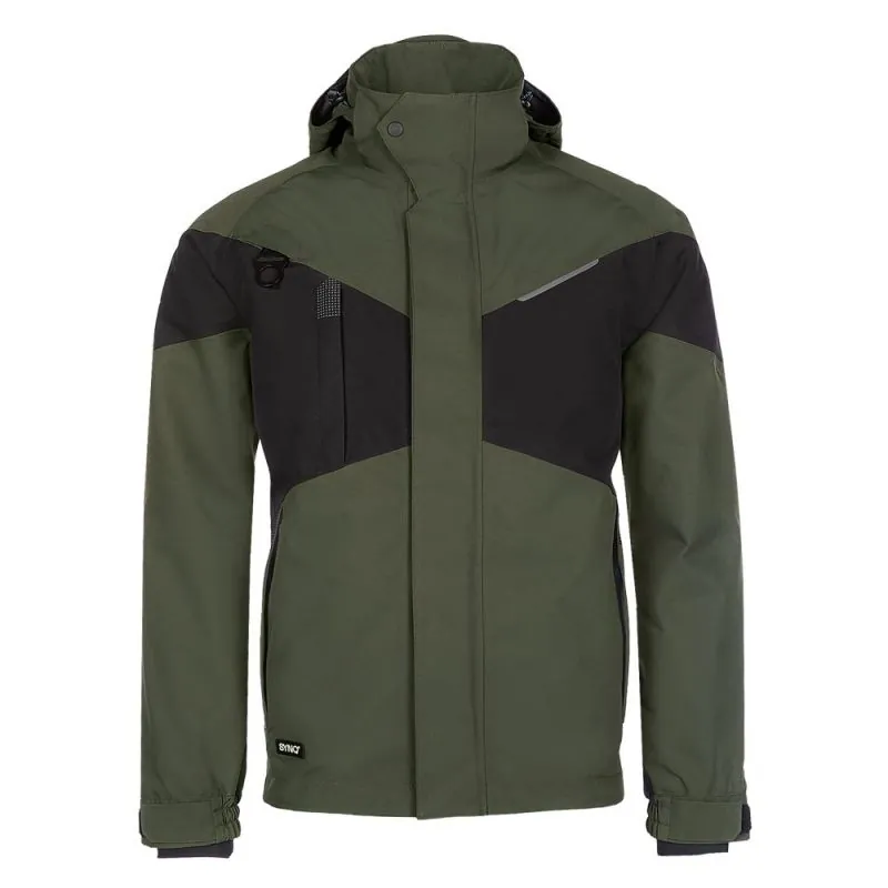Veste de travail hiver imperméable et coupe-vent - WINGER SYNQ XXL Kaki / Noir