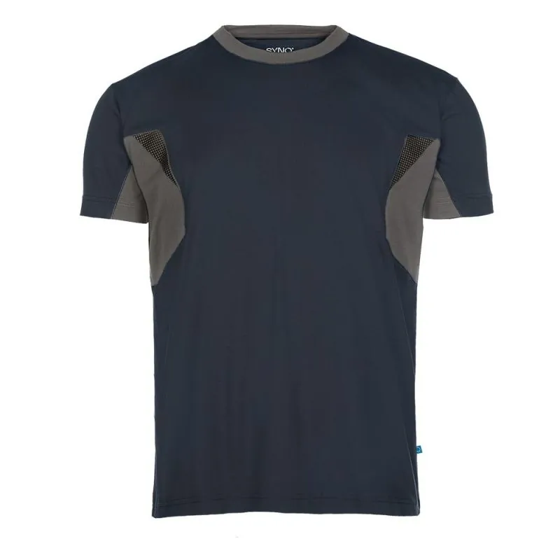 T-shirt de travail manches courtes - TACKLER SYNQ Bleu Marine / Gris 3XL