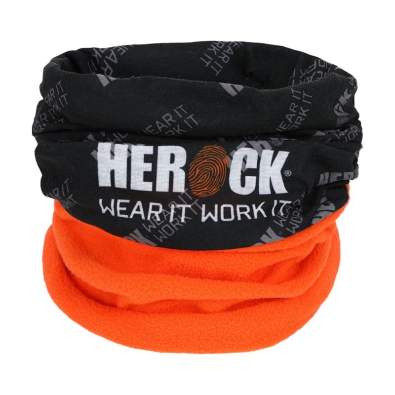 Tour de cou polaire HEROCK HAKO - 24UMI1902 Taille Unique Noir / Orange