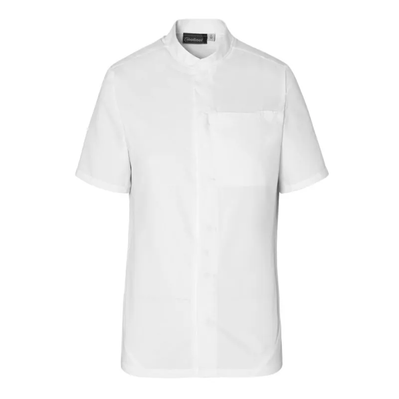 Veste de cuisine homme nid d'abeille manches courtes Molinel SIERRA Blanc Taille 4 / XL