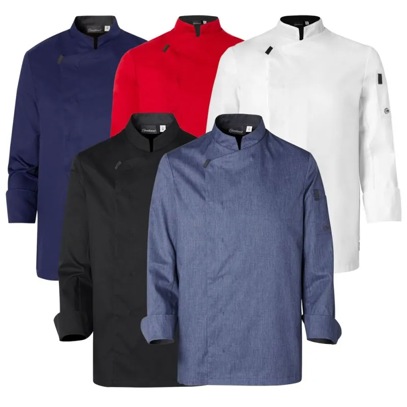 Lot De 2 Vestes De Cuisine Molinel - Taille XL - Occasion En Bon état - Noir
