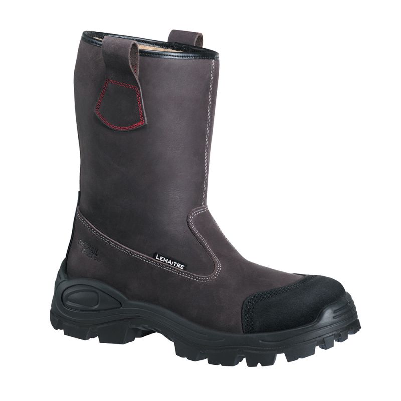 Bottes de chantier outdoor avec fourrure synthétique S3 SRC CI - TENERE LEMAITRE 35 Semelle Noire