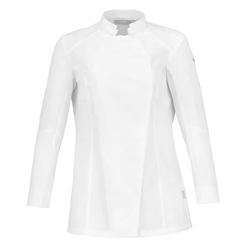 Veste de cuisine femme manches longues Lafont NUTMEG 2 - 2NUT2 1 / Taille S Blanc