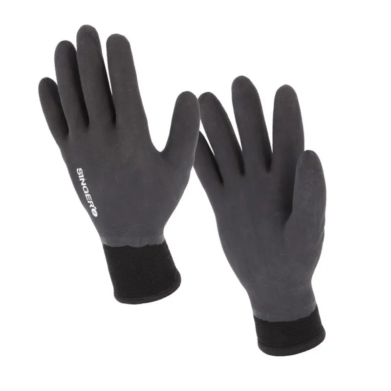 10 x Gants de manutention hiver avec doublure isolante - SNOWFLEX Singer Safety Noir 10