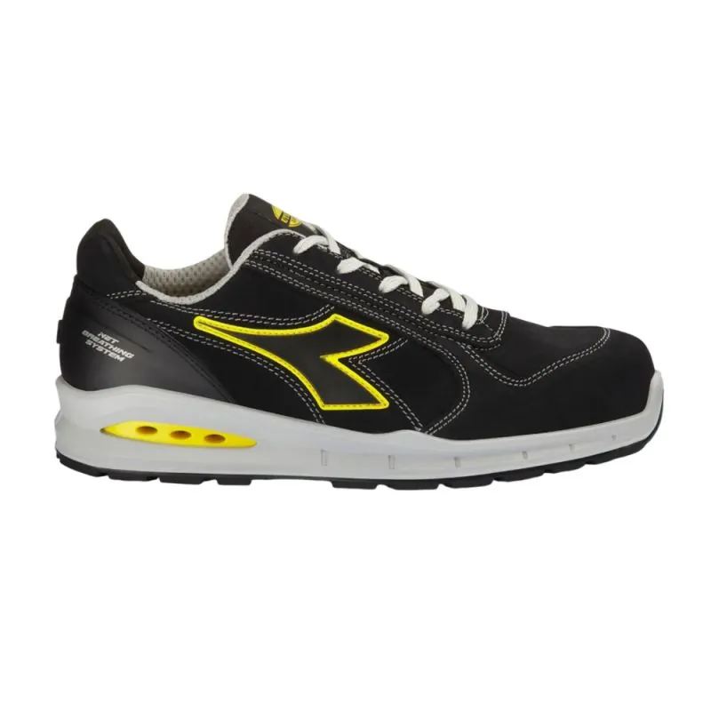 Baskets de sécurité cuir S3S FO SR - RUN NET AIRBOX LOW DIADORA 48 Noir