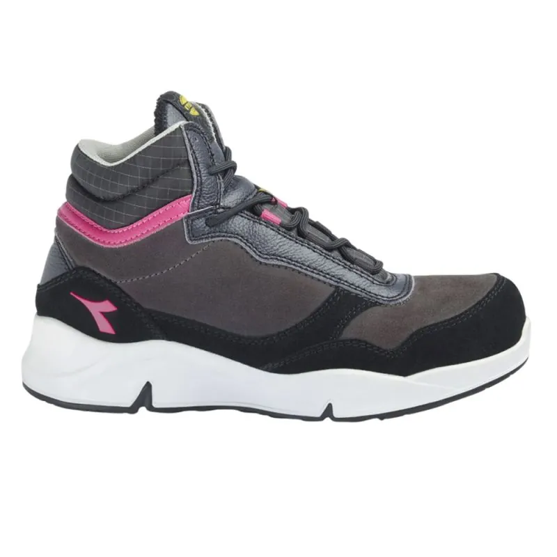 Baskets de sécurité femme semi-montantes S3L FO SR ESD - ATHENA MID DIADORA 41 Gris foncé