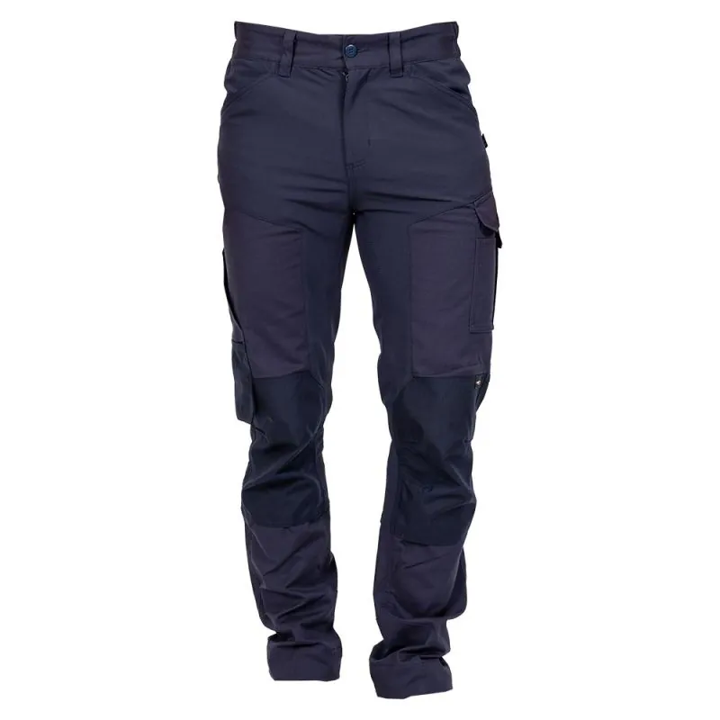 Pantalon de travail stretch mixte avec poches genoux - JAWS Flex PBV Bleu Marine 66