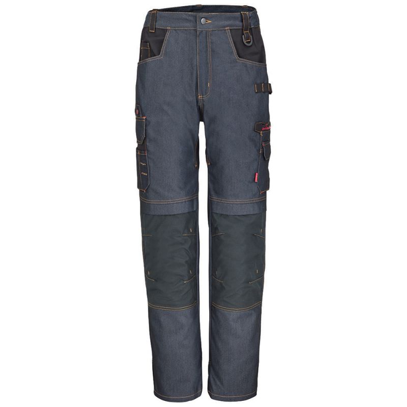 Jean de travail avec poches genoux LAFONT TERRA - 1ATNJEAN 6 / 60-62 Bleu Jean