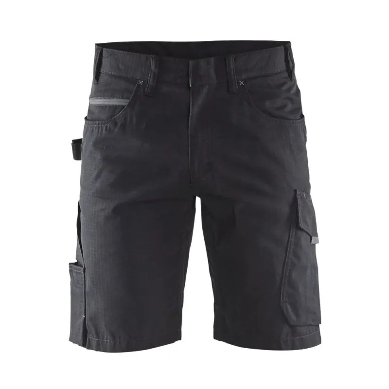 Bermuda de travail ripstop - 14991330 BLAKLADER 52 Noir / Gris foncé