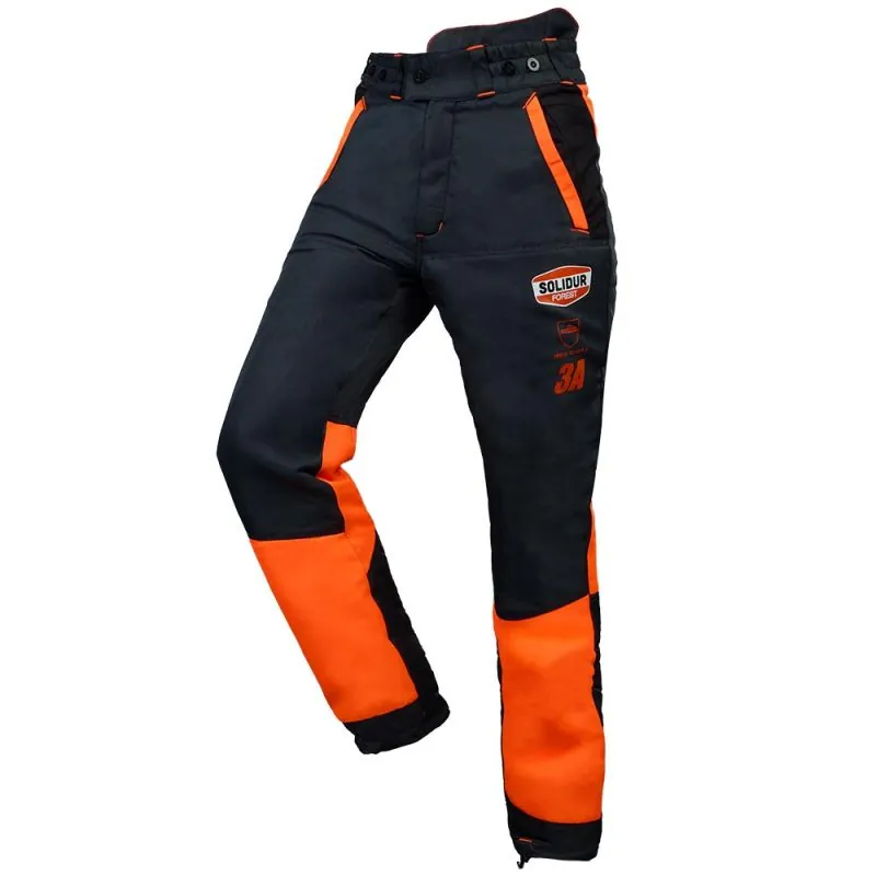 Pantalon anti coupure classe 3 type A - AUPA SOLIDUR AUPA3A Gris Anthracite 4XL