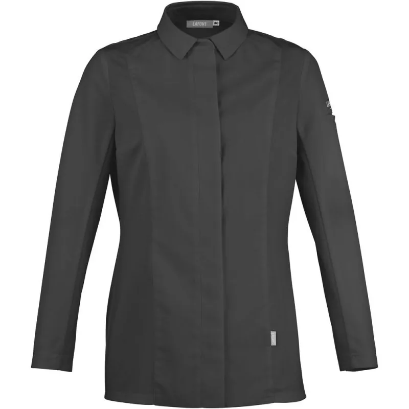 Veste chemise de cuisine femme Lafont CHIVES 2 - 2CHV2 6 / Taille 3XL Noir